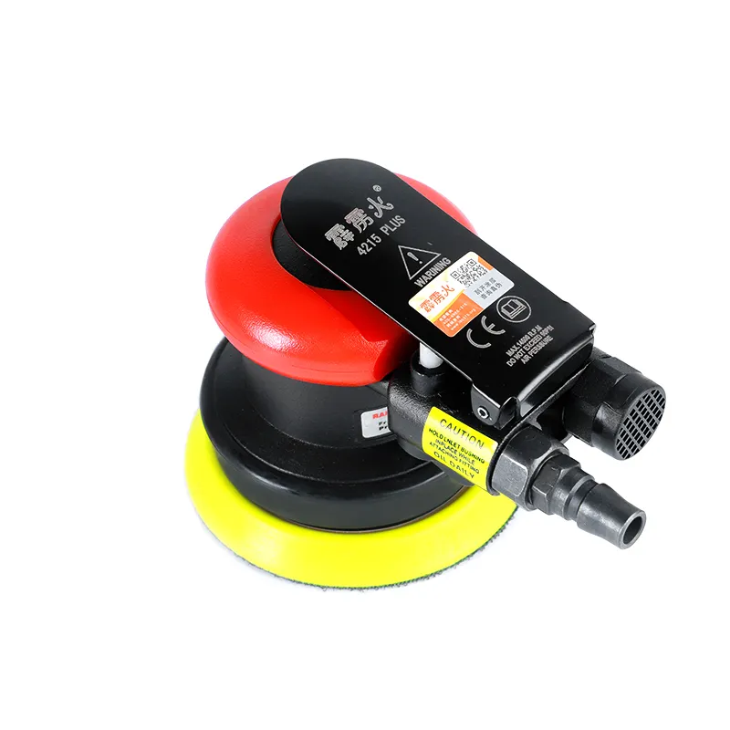 Sanding Concrete with Orbital Sander Tool Jug